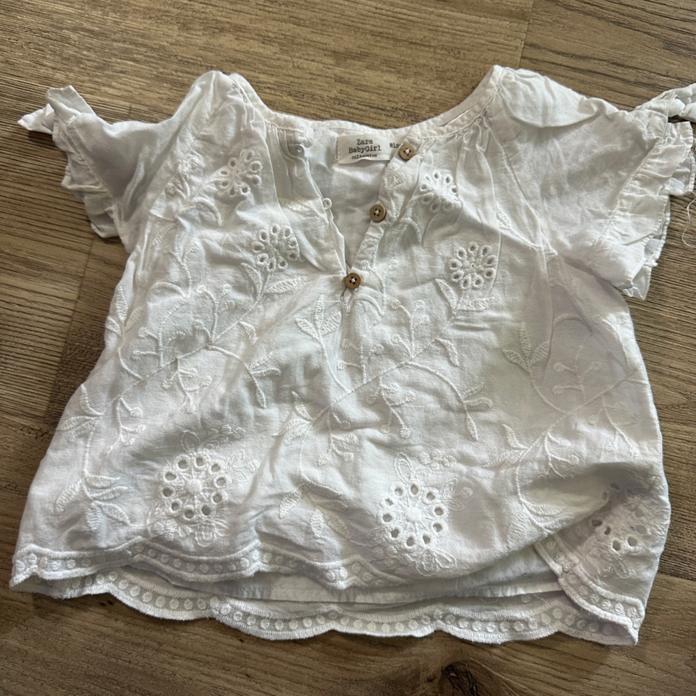 White Zara Top